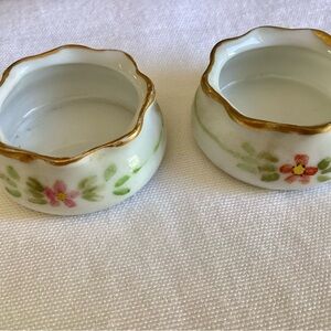 Antique Salt Cellars Czechoslovakian by Epiag